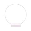 Guirlanda DIY Base de Madeira Branca Anel de Ferro Apanhador de Sonhos Anel de Ferro Branco Decoração de Mesa de Jantar Decoração de Natal Casamento