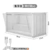 Suporte de Exibição Bubble Mart Recipiente Caixa Surpresa Caixa de Armazenamento com Luz Gabinete à Prova de Poeira Caixa de Exibição de Boneca Feita à Mão Atacado
