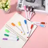 Plumón para Pizarrón Blanco al Por Mayor 12 Colores con Cinta Magnética Pincel Colorido Borrable a Base de Agua Marcador para Pintar Pizarra de Dibujo para Niños