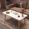 Mesa de Centro Simple Moderna para Apartamentos Pequeños, Uso en el Hogar, Mesa Pequeña para Habitaciones de Alquiler, Mesa de Comedor Simple, Mesa Baja para Personas Perezosas para Sentarse en el Suelo
