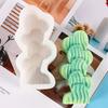 Molde Decorativo de Goteo de Pegamento de Cristal DIY Flor de Sol Wulian Amor Trébol Vela Aromaterapia Jabón Molde de Silicona