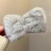 Pinza de Cabeza de Bola con Lazo de Peluche para Mujer Artefacto de Sentido Avanzado 2024 Nuevo Pinza para el Cabello Accesorios para el Cabello