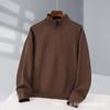 Suéter delgado con media cremallera y cuello alto para hombre y mujer, igual casual para todo, ropa deportiva, ropa de trabajo, LOGO estampado personalizado