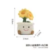 Mini Planta en Maceta Linda Pequeña Adorno de Escritorio Creativo Divertido Decoración para Aliviar el Estrés Oficina Coche Lindos Artículos de Regalo
