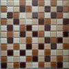 Mosaicos de vidrio cristalino piezas pequeñas para paredes de fondo, baño, pegatinas para paredes de piscina, estanque de peces autoadhesivo, rompecabezas de piscina