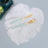 Amazon Creativo Manteles Huecos PVC Hoja Modelo Fiesta Casa Decoración Antideslizante Aislamiento Térmico En Stock Vajilla