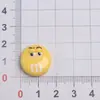 Juguetes de Comida de Simulación Serie M&M Accesorios de Resina DIY para Fundas de Teléfono, Zuecos, Pinzas para el Cabello, Adornos para el Cabello y Materiales para Parches