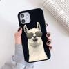 Capa de celular iPhone 15 animal fofo alpaca porco alpaca