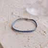 Pulseira Pequena de Miçangas Tecida à Mão Feminina Miçangas Japonesas Miyuki Simples Elegante Iniciante Empilhada Joalheria