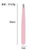 Juego de cuchillo para recortar cejas para principiantes, cuchillo plegable para afeitar cejas, pinzas para depilar, bolsa de cuero, herramienta de maquillaje de belleza con peine, tijeras para recortar cejas, pinza para cejas