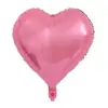 Globo de papel de aluminio en forma de corazón de 18 pulgadas para bodas, cumpleaños, propuestas, declaraciones de amor, lugares de boda, fiestas y decoraciones de ambiente de centros comerciales.