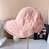 Celebridade da Internet Explosões Estilo Coreano Boné Feminino Verão Proteção Solar Boné de Tecido Elástico Atrás Boné de Basebol Estilo Harajuku Hong Kong Boné de Sol