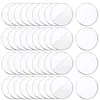 Disco Acrílico Transparente de 1mm, Peça em Branco Redonda de Folha Acrílica, Peça Decorativa Redonda Transparente Adequada para Projetos DIY