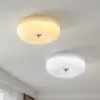 Lámpara de Techo para Dormitorio Principal Bauhaus Antiguo Medio Pasillo Balcón Estilo Crema Estudio Restaurante Lámparas de Cristal