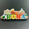 Imán de Nevera de Resina Italiano Roma Roma-2 Cultural y Creativo Pegatina Magnética Creativa Tridimensional Souvenir de Viaje Artesanías