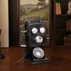 Adornos de Teléfono Retro Antiguo Modelo de Disco de Marcación Fijo Teléfono Fijo República de China Objetos Viejos Nostálgicos Atrezo de Película