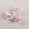 Acrílico 15MM Transparente Colorido Agujero Horizontal Grueso Corazón Abalorio DIY Hecho a Mano Cuentas Cadena de Teléfono Accesorios Piezas
