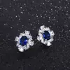Nuevo Conjunto de Collar con Colgante Pendientes Anillo Moda para Mujer Estilo Retro Europeo y Americano Piedra Principal 12*10 6*8