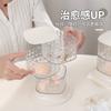 Ventas Directas de Fábrica caja de almacenamiento para huevo de belleza tubo de maquillaje para pupila de belleza de escritorio dormitorio puff de cojín de aire a prueba de polvo estante de almacenamiento giratorio