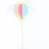 Decoración de Pasteles para Hornear Adornos Globo Aerostático Estéreo Tarjeta Inserto Bola Bola Nube Enchufe Fiesta de Cumpleaños de Bebé Vestido