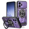 Funda Magnética para Teléfono Adecuada para Oppo Reno15Pro Realme15Pro con Soporte Cubierta Protectora Anti-Caídas G04