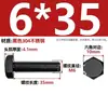 Tornillos Externos Hexagonales de Acero Inoxidable 304 Color Negro Estándar Nacional, Pernos Recubiertos de Zinc Negro M3M4M5M6M8M10M12Mm