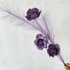 Lujo Ligero Mesa de Comedor de Gama Alta Jarrones Adornos Flores Artificiales Rosas Flores Falsas Adornos Decorativos Flores Falsas Flores de Gama Alta