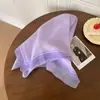 Estilo Coreano Estilo Fresco Floral Quadrado Feminino 2025 Novo Estilo Simples Retrô Estilo Artístico Atmosfera Lenço de Cabeça Decoração