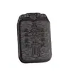 Material de Jade Montaña Longhu Madera de Azufaifo Golpeada por el Rayo Material Viejo Marca Marshal Yinjiao Colgante de Joyería Taoísta Colgante Marca 46 Amuleto de Buda