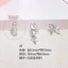 Pendientes de Acero de Titanio 316L, Pendientes Populares de Circonita de Gama Alta, Diseño de Nicho, Tachuelas Ligeras de Lujo