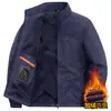 Nova jaqueta de fleece para outono e inverno para homens, modelagem solta, moderna, versátil, jaqueta de trabalho para atividades ao ar livre, blusa masculina com forro de fleece