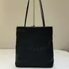 Bolsa de Palha Minimalista para Mulheres 2025 Nova Outono Bolsa de Ombro de Nicho de Luxo Bolsa Tote para o Dia a Dia em Pele de Cabra Importada