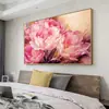 Bordado a punto de cruz hecho a mano bordado completo flor rosa restaurante dormitorio flores punto de cruz rico nuevas flores de peonía