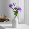 Flor Artificial de Platycodon, Ramo Floral Artificial de Lisianthus para Boda, Material Floral, Accesorios para Fotografía, Flor de Seda Artificial, Flor Artificial