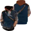 Moletom com Zíper Cross-Border Amazon New X Star Wars Cosplay Estampado em 3D para Homens, Jaqueta para Meninos e Meninas