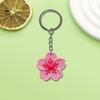 Série Flor Criativa Chaveiro temuPVC Borracha Macia DIY Decorativo Criativo Chaveiro Pequeno Presente Mochila Chave