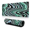 Mouse Pad com Padrão Geométrico de Fluxo de Ondas Transfronteiriço Amazon Grande Tapete de Mesa para Transferência de Calor Fluxo de Borracha