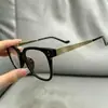 Gafas Cuadradas Retro de Moda Versátiles para Mujer Artísticas Anti-Luz Azul Se Pueden Adaptar con Lentes Graduados Gafas Anti-Luz Azul de Celebridad de Internet Lentes Planos