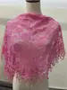 Comercio exterior transfronterizo transpirable color sólido encaje rosa triángulo encaje,