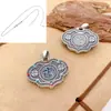 Bolso con cierre de filigrana esmaltada vintage de plata de ley 999 cierre de larga vida hebilla de seguridad estilo étnico regalo de cumpleaños para novia