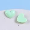 Macaron Color Sólido Dulce Brillante Cara Amor Resina Funda de Teléfono Aretes Horquilla Parche Material DIY Accesorios de Joyería