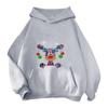 Suéter com capuz Europa e Estados Unidos feminino comércio exterior transfronteiriço AliExpress Amazon wish estação independente outono e inverno Novo com acolchoamento de veludo