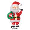 Decoración navideña globo de aluminio Año Nuevo fiesta fondo diseño alce muñeco de nieve árbol de Navidad globo venta al por mayor