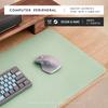 Producto Caliente Transfronterizo Alfombrilla de Ratón de Cuero de Corcho Alfombrilla Extra Grande para Teclado y Escritura Alfombrilla Grande para Escritorio de Oficina Borde Bloqueado Alfombrilla para Escritorio Logo
