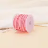 Cordón de Cuero Gamuzado Doble Cara, Cordón Hecho a Mano de Piel de Vaca, Accesorios para Joyería DIY, Cordón de Piel de Ciervo, Etiqueta de Cuero Gamuzado, Cordón Trenzado, Materiales Decorativos
