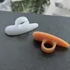 Almofada de dedo do pé com furo único almofada de correção de sobreposição de valgo separador de dedo em martelo deformação por flexão divisor de dedo fábrica de origem