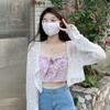 [bala de cuatro lados] puro querer top de tubo para llevar afuera pequeño fresco chica hot floral pequeño camisola verano estudiantes envolver pecho interior