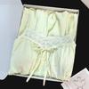 [Algodón Yunduo] Peishi de Abanico # Suéter de Verano para Mujer Ropa de Casa con Almohadillas en el Pecho y Camisones