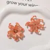 Parches de vidrio texturizado de alta calidad en colores mate para accesorios de pelo de flor de golondrina, tachuelas para pendientes DIY, accesorios para llaveros