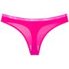 [Fallo Rojo Rosado] Ropa Interior Femenina de Comercio Exterior Sexy Deportiva Hielo Seda Cintura Baja Sin Marcas Hilo Dental de una Pieza